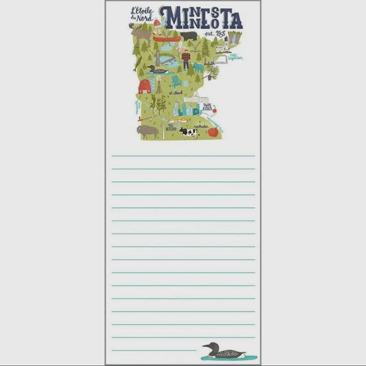 Gina B Designs - List Pad - Minnesota