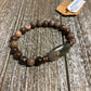 Fancy Jasper Wood Opal Bracelet