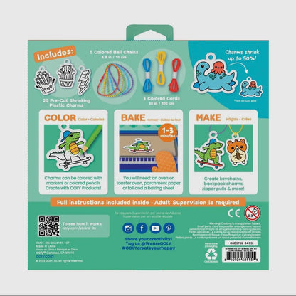 OOLY - Shrink-Its DIY Shrink Art Kit - Fun Friends