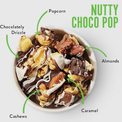 Funky Chunky Chocolate Popcorn - Nutty Choco Pop 2oz Bag