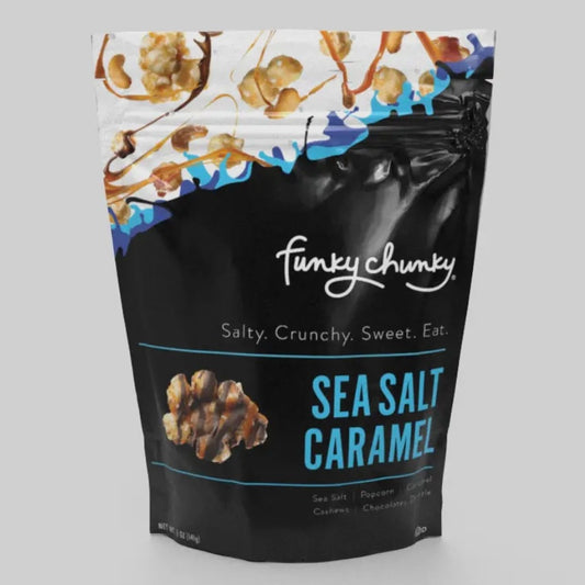 Funky Chunky Chocolate Popcorn - Sea Salt Caramel 5oz Bag