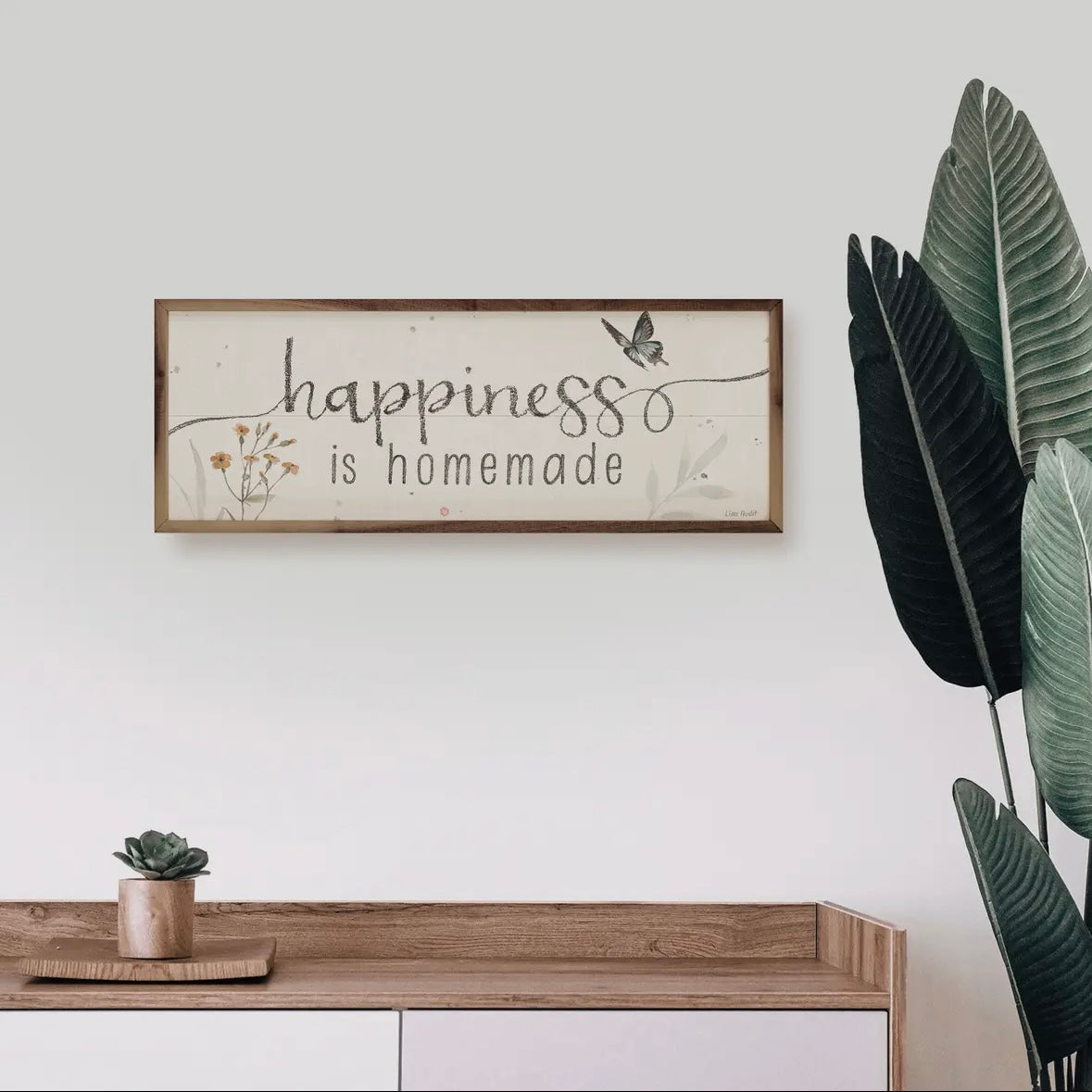 Kendrick Home - Happiness is Homemade Wood Sign