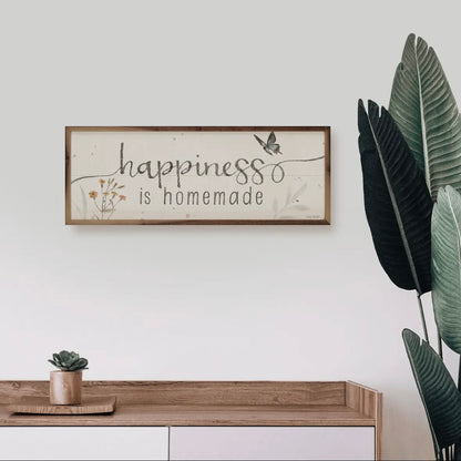 Kendrick Home - Happiness is Homemade Wood Sign