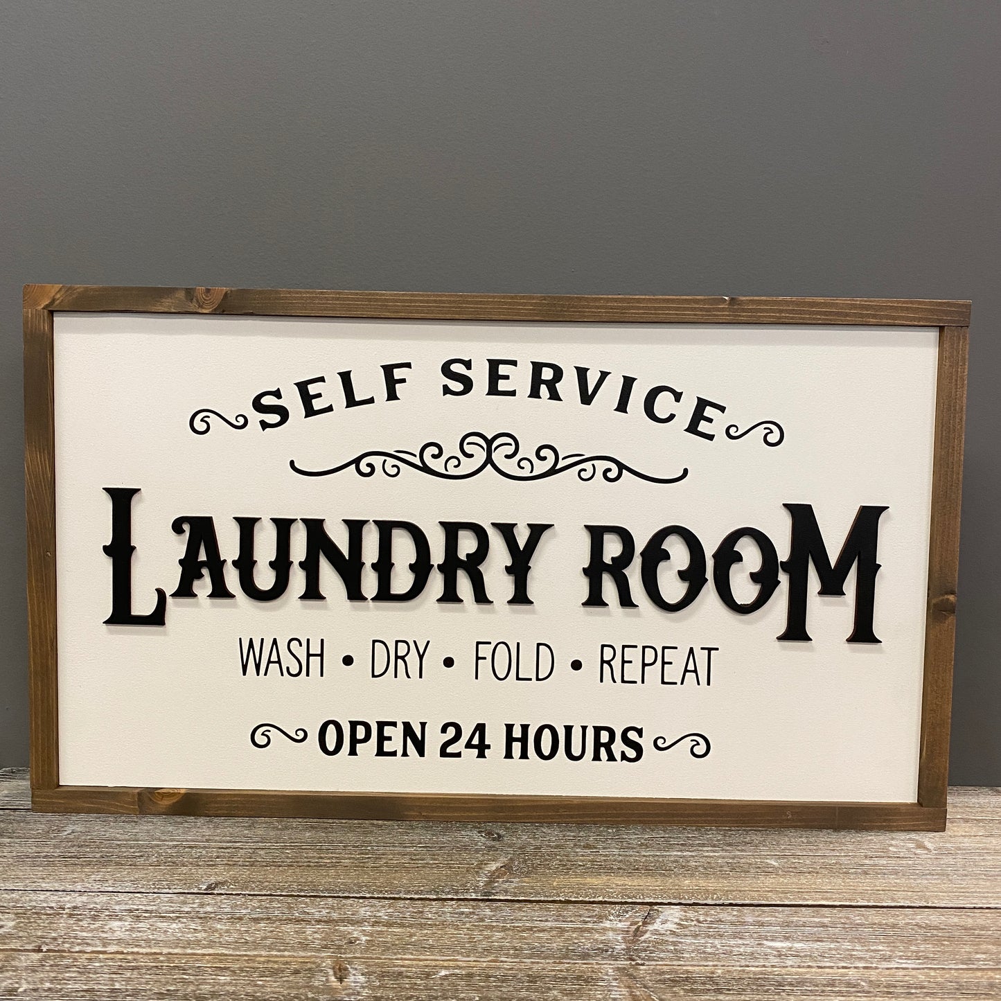 Wood Sign - Laundry Room
