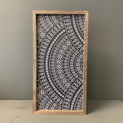 Kendrick Home - Half Moon Pattern Wood Sign