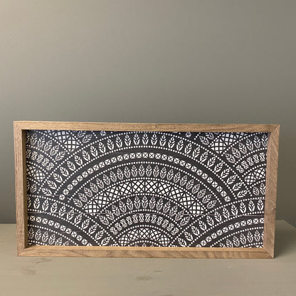Kendrick Home - Half Moon Pattern Wood Sign
