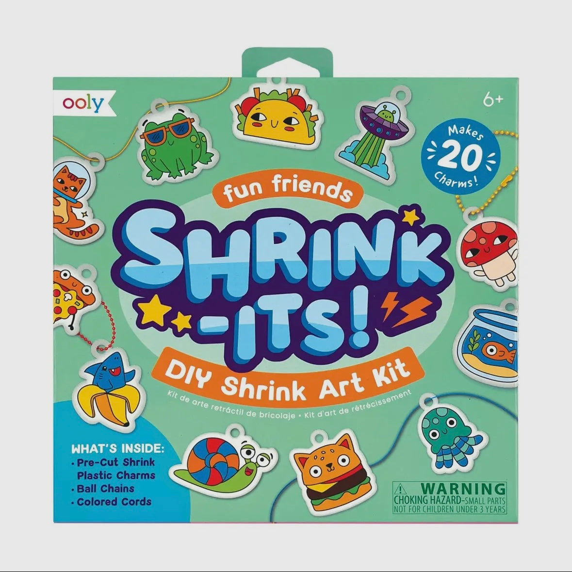 OOLY - Shrink-Its DIY Shrink Art Kit - Fun Friends