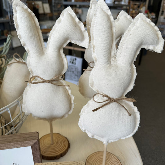 Rustic Fabric Easter Bunny