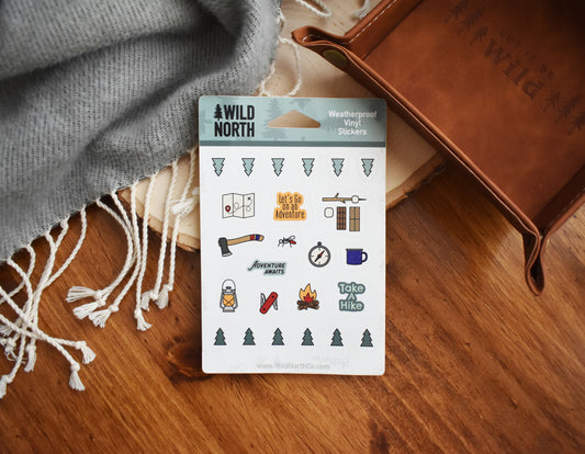 Wild North Co - Sticker Set - Mini Camping Sticker Set