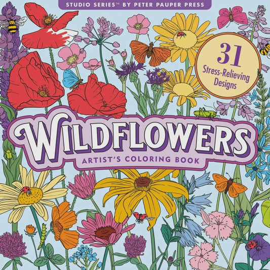 Peter Pauper Press - Wildflowers Coloring Book