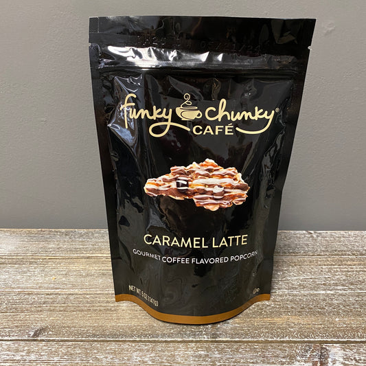 Funky Chunky Chocolate Popcorn - Caramel Latte 5oz Bag