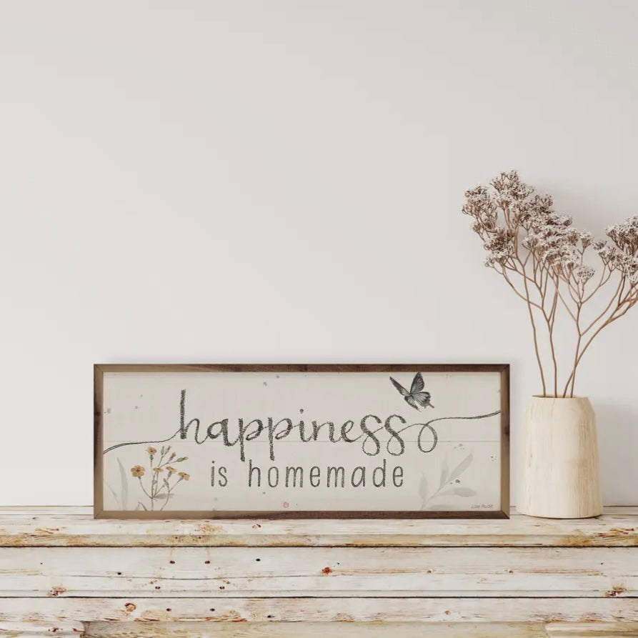 Kendrick Home - Happiness is Homemade Wood Sign