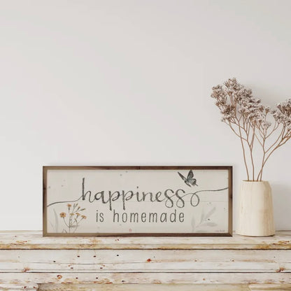 Kendrick Home - Happiness is Homemade Wood Sign
