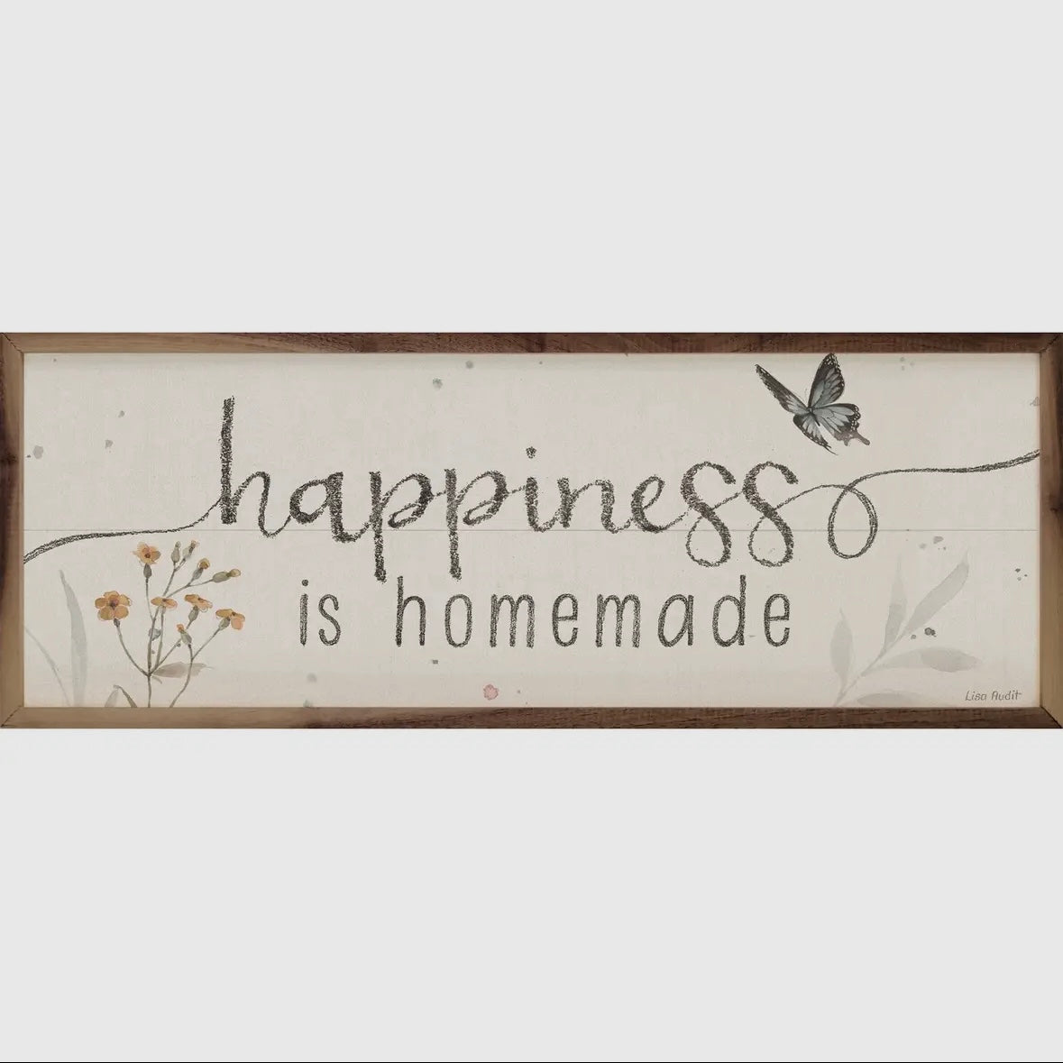 Kendrick Home - Happiness is Homemade Wood Sign