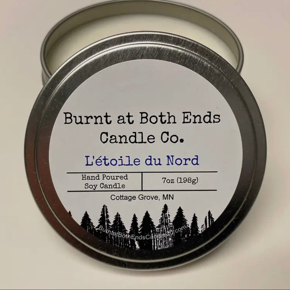 Burnt at Both Ends Candle - 7oz Tin - L'etoile du Nord