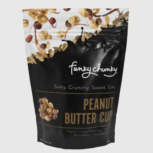 Funky Chunky Chocolate Popcorn - Peanut Butter Cup 5oz Bag