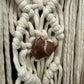 Macrame Wall Hanging - Natural with Antler