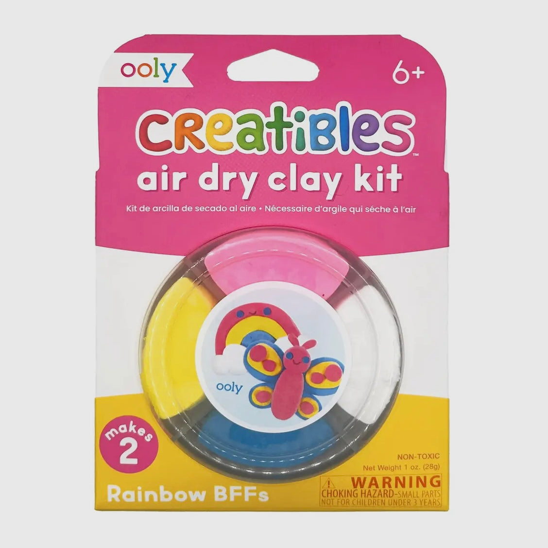 OOLY - Creatibles DIY Air-Dry Clay Kit - Rainbow BFFs
