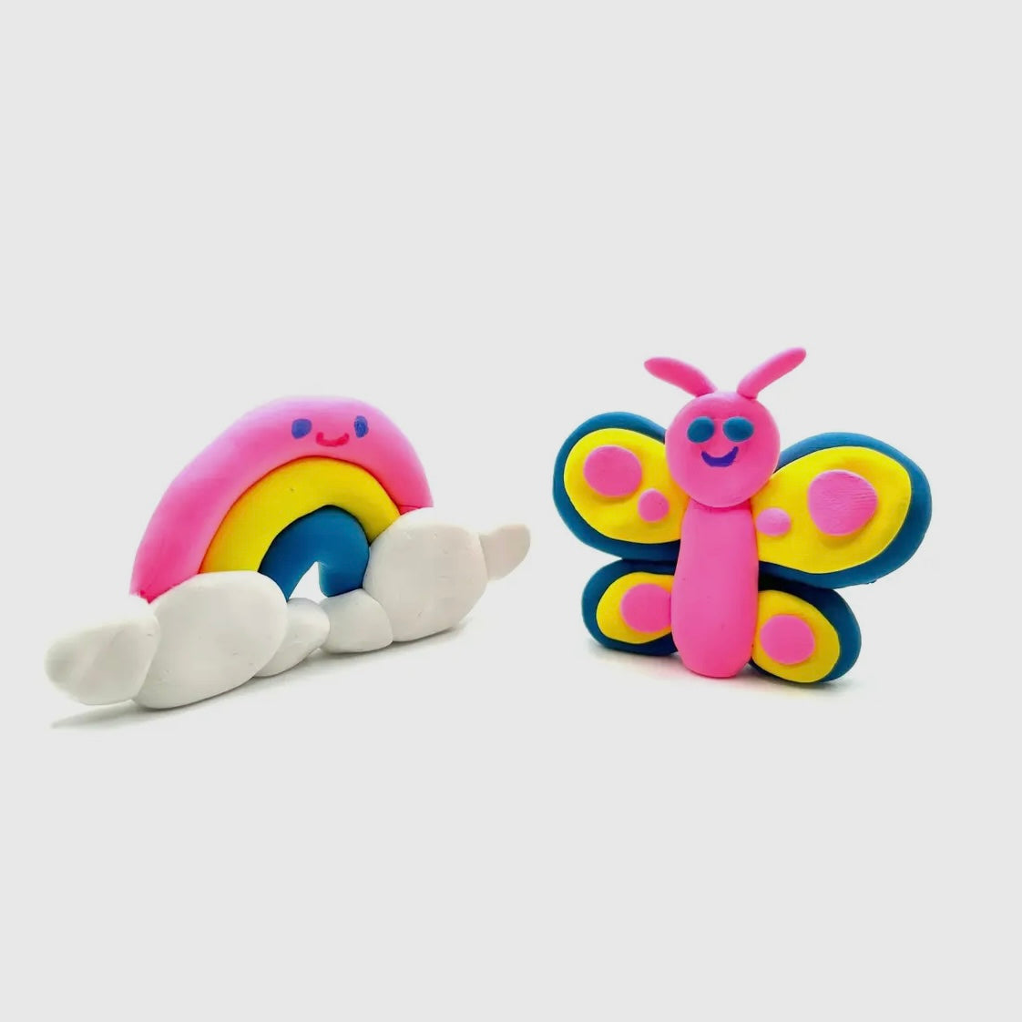 OOLY - Creatibles DIY Air-Dry Clay Kit - Rainbow BFFs