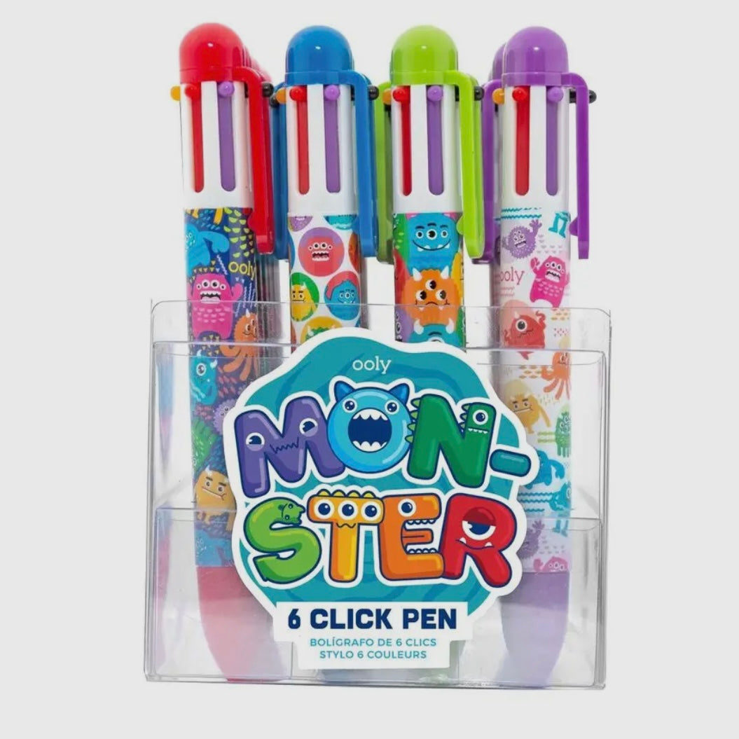 OOLY - 6 Click Pens - Monster