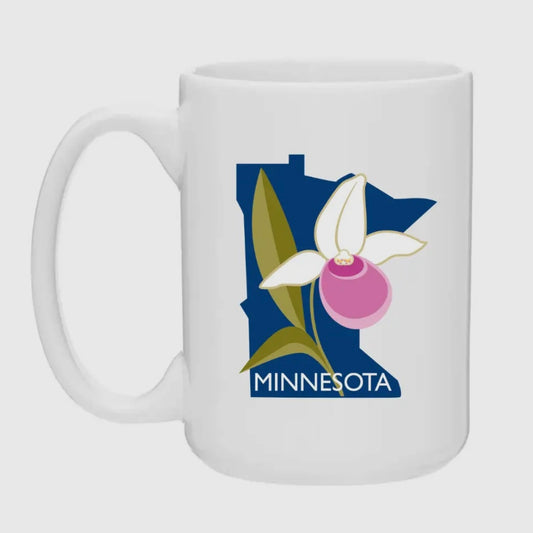 Creative Compass - Ceramic Coffee Mug - Lady Slipper 15oz