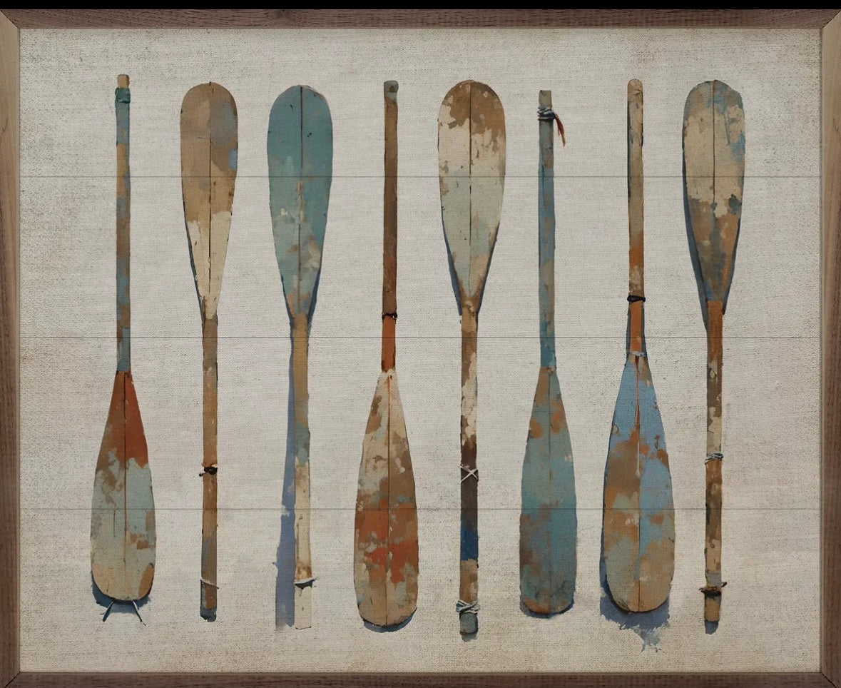 Kendrick Home - Painted Oars