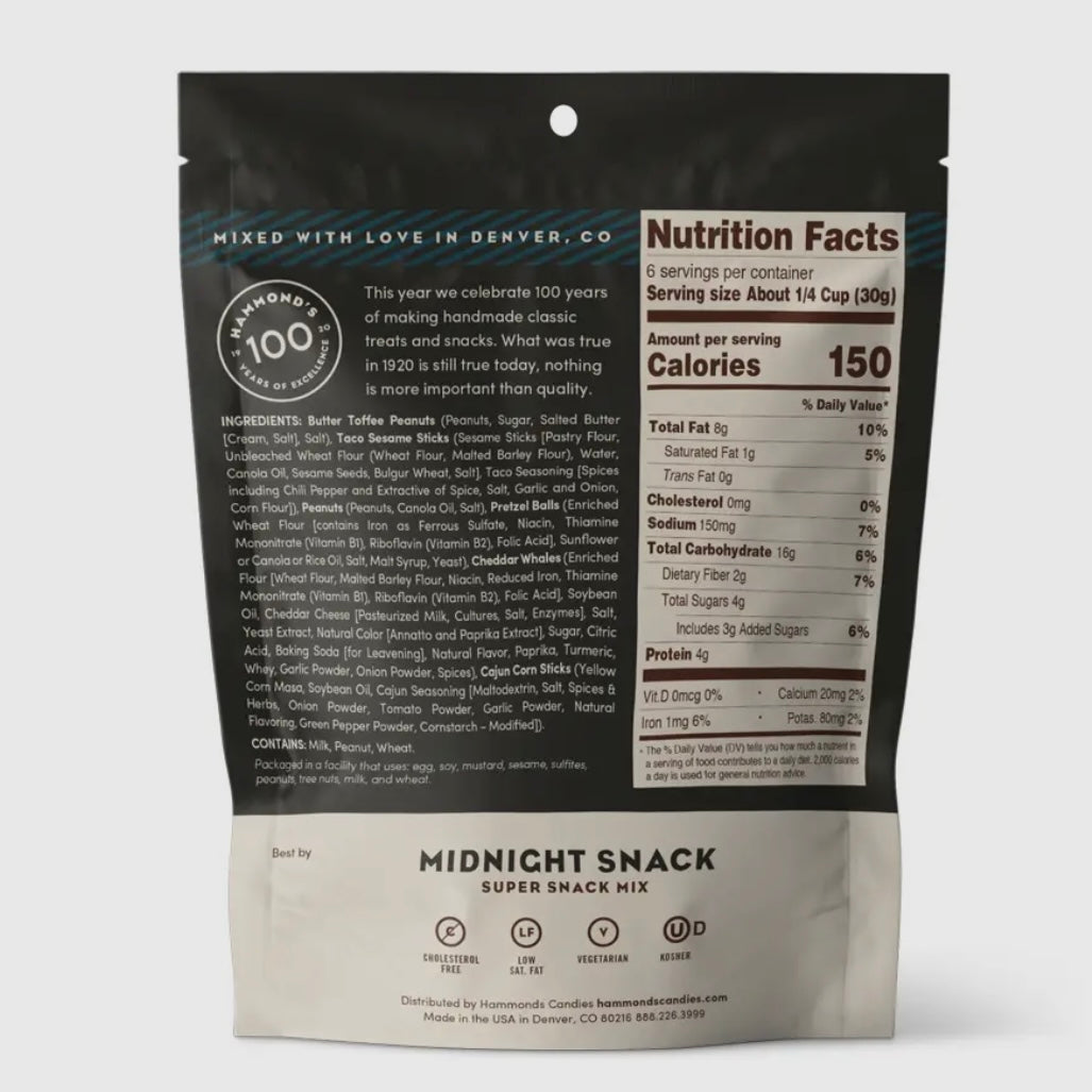 Hammond's Candies Snack Mix - Midnight Snack