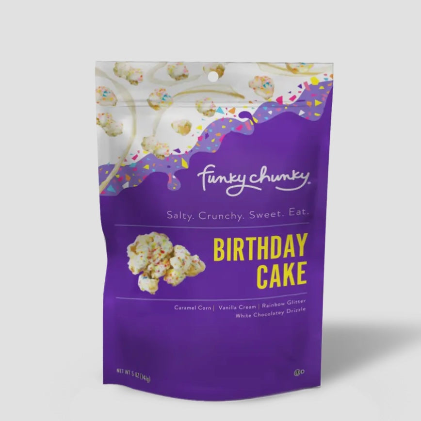 Funky Chunky - Birthday Cake Popcorn - 5oz Bag