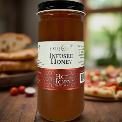 Sister Bees Infused Hot Honey 10oz