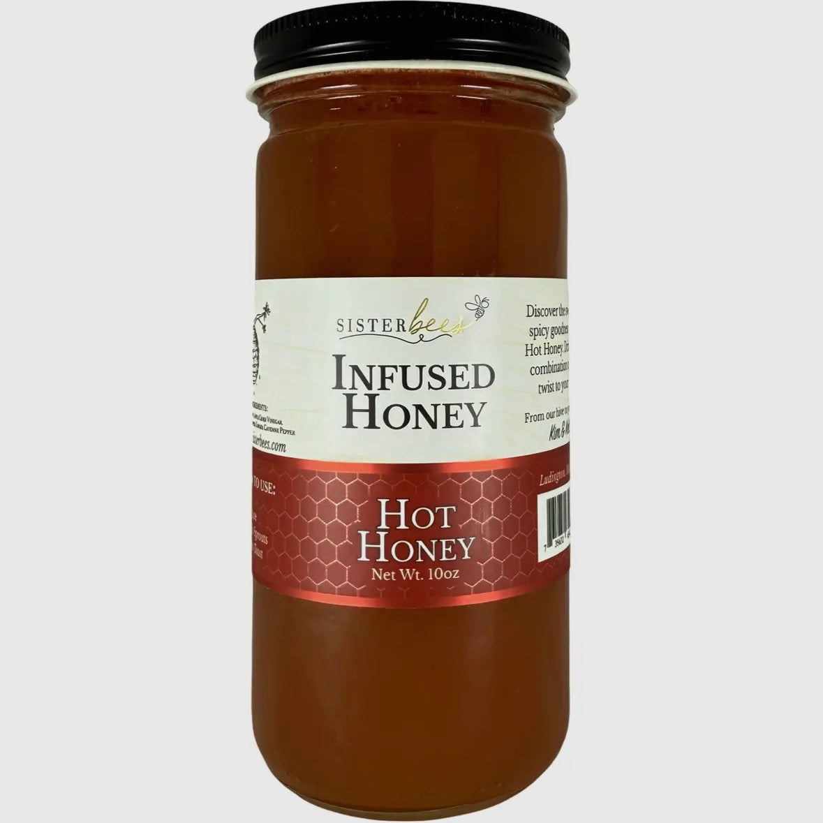 Sister Bees Infused Hot Honey 10oz