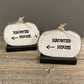 Halloween Decoration White Pumpkin Haunted House