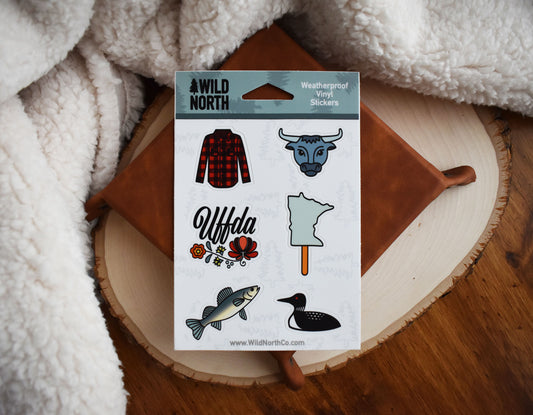 Wild North Co - Sticker Set - Minnesota Things