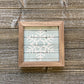 Snowflake Wood Sign - Blue 3