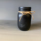 Painted Mason Jar - Black