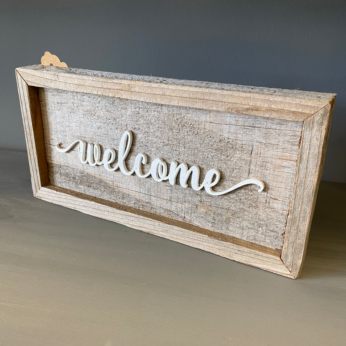Rustic Wood Sign - Welcome