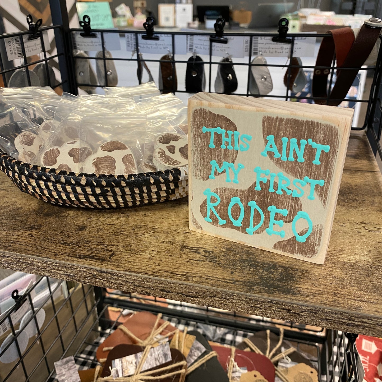 Mini Wood Sign - This Ain't My First Rodeo