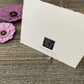 Greeting Card - Blank Thank You Card - Multi Color Felt Flowers