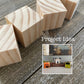 Unfinished Wood Blocks for Crafts - 4 pc set