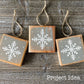 Unfinished Wood Square for Crafts - 1 pc