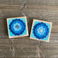 Felt Flower Decor - Bright Blue Felt Flower
