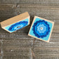 Felt Flower Decor - Bright Blue Felt Flower