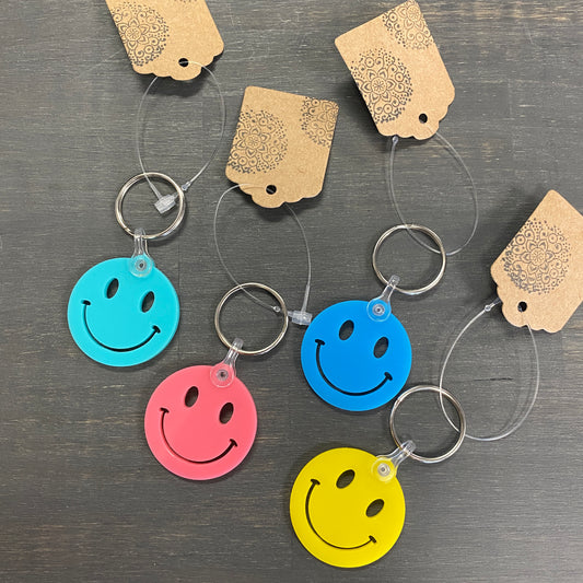 Happy Face Keychain