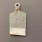 Decorative Cutting Board with Handle- Cream and Gray