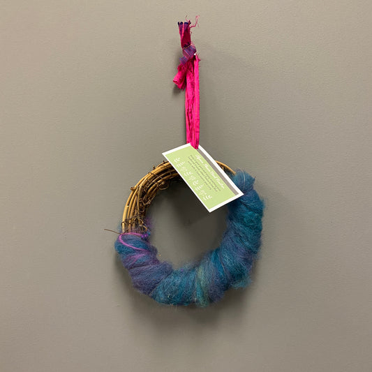 Nesting Wreath - Alpaca Fleece Bird Nester