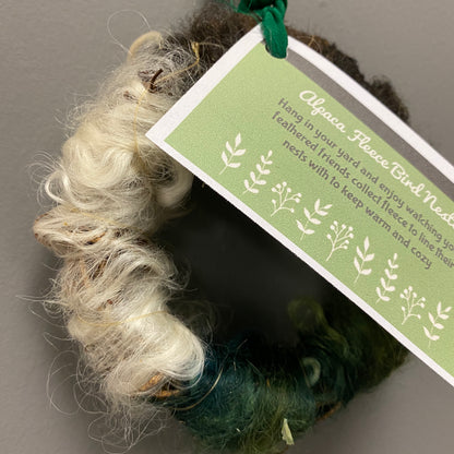 Nesting Wreath - Alpaca Fleece Bird Nester