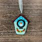 Fused Glass Ornament - Robin in Birdhouse