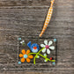 Fused Glass Suncatcher Ornament - Bird on Flower