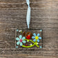 Fused Glass Suncatcher Ornament - Bird on Flower