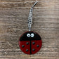 Fused Glass Ornament - Lady Bug