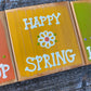 Spring Decor - Yellow Happy Spring Decoration